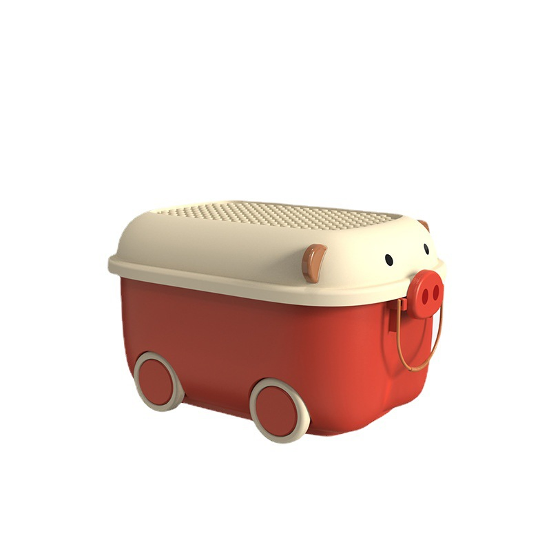 Большой пластиковый контейнер для хранения детских игрушек