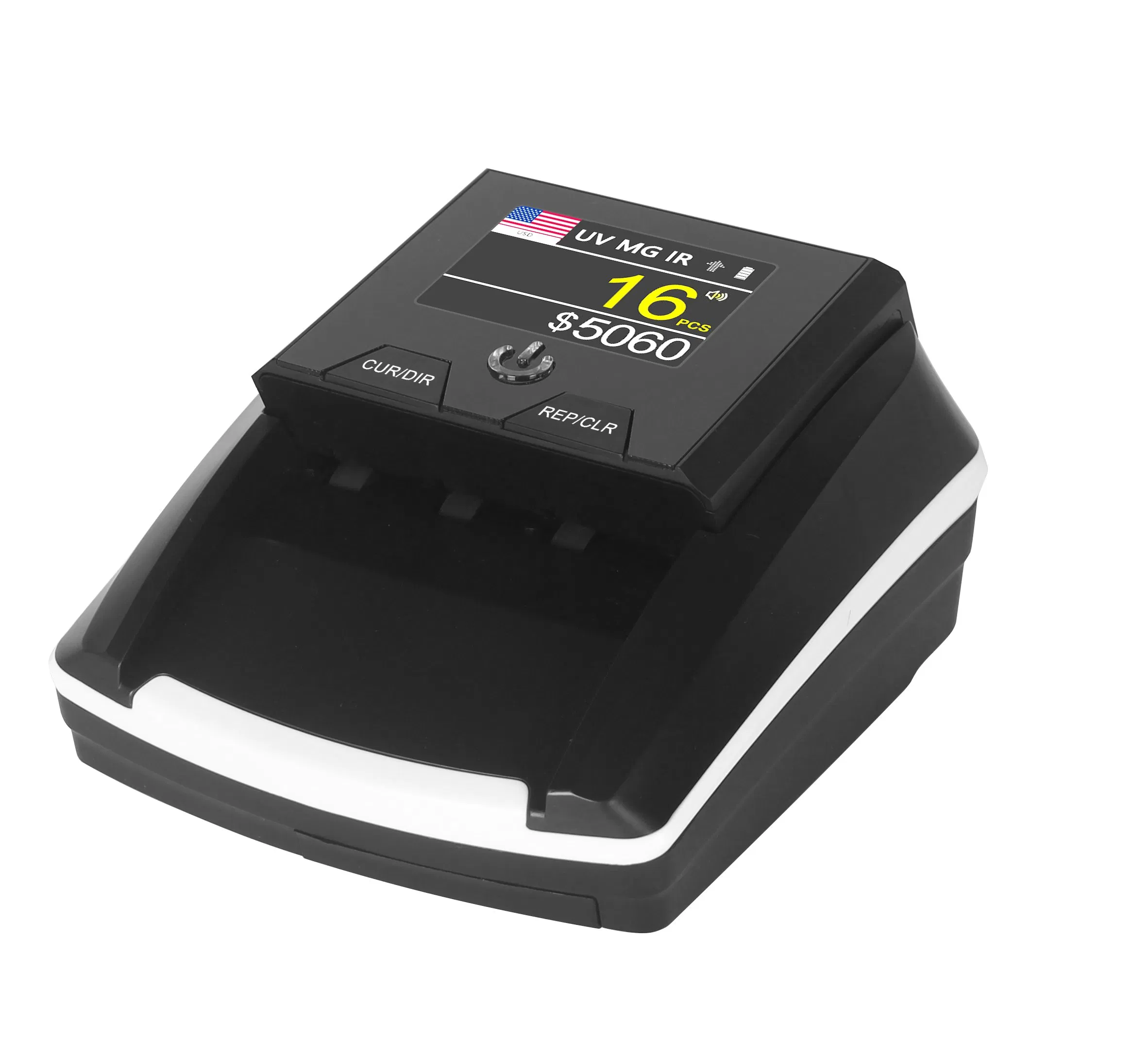 Al-136t Intelligent Commercial Automatic Currency Detector USD EUR Detector Banknotes Checker