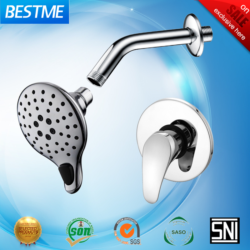 Build-in Shower for Hotel Project Bathroom Rainfall Sprinkler Shower Set (BF-9062A)