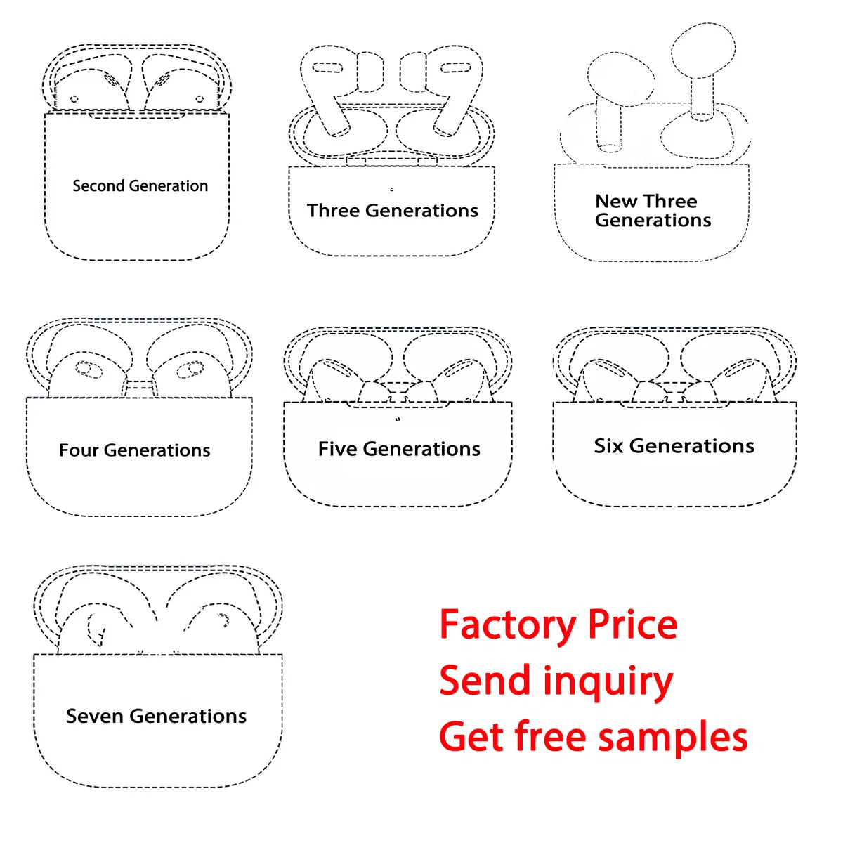 Factory Direct Sale Wireless Noise Cancelling Earphone Air PRO 2 Anc Max Earbuds Tws Earpods for Pods 4