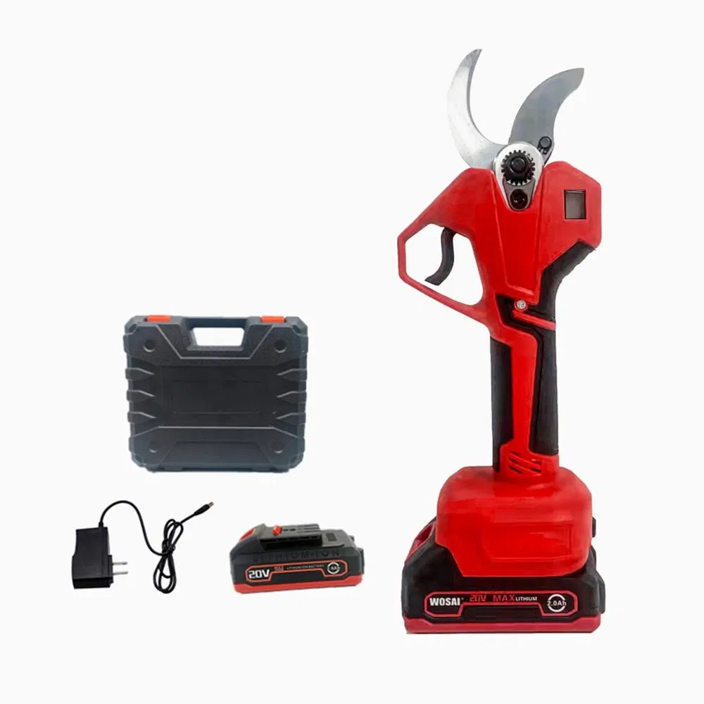 Электрический секатор Wosai 40 мм, аккумуляторный
