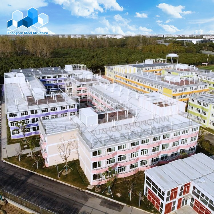 From Factory Office Mobile Homes Accommodation Dormitory School Hospital Building Steel Tiny House Portable 2 Bedroom Assemble Prefabricated Container House