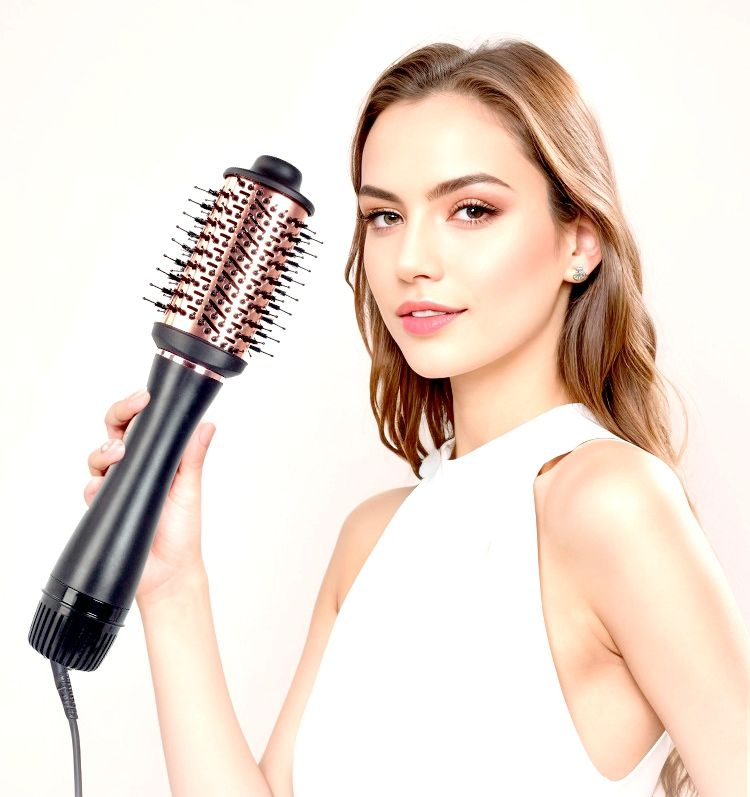 Curling Iron Detachable Multi Functional Electric Straightener Hot Air Brush