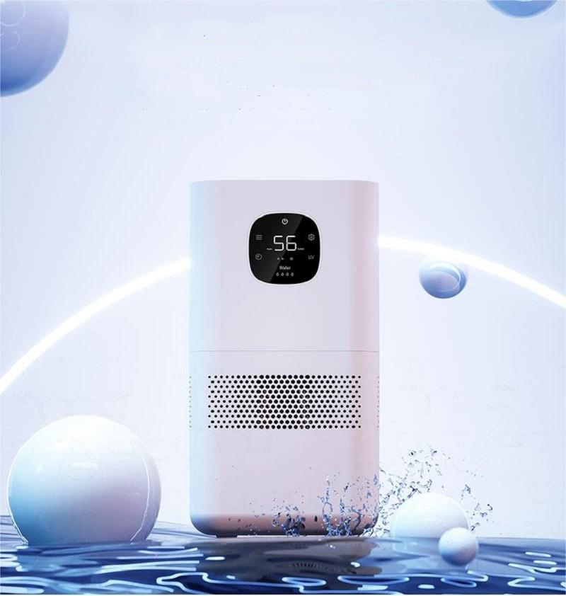8L Top Filling Evaporative Humidifier HEPA UV Home Air Cleaner Purifier