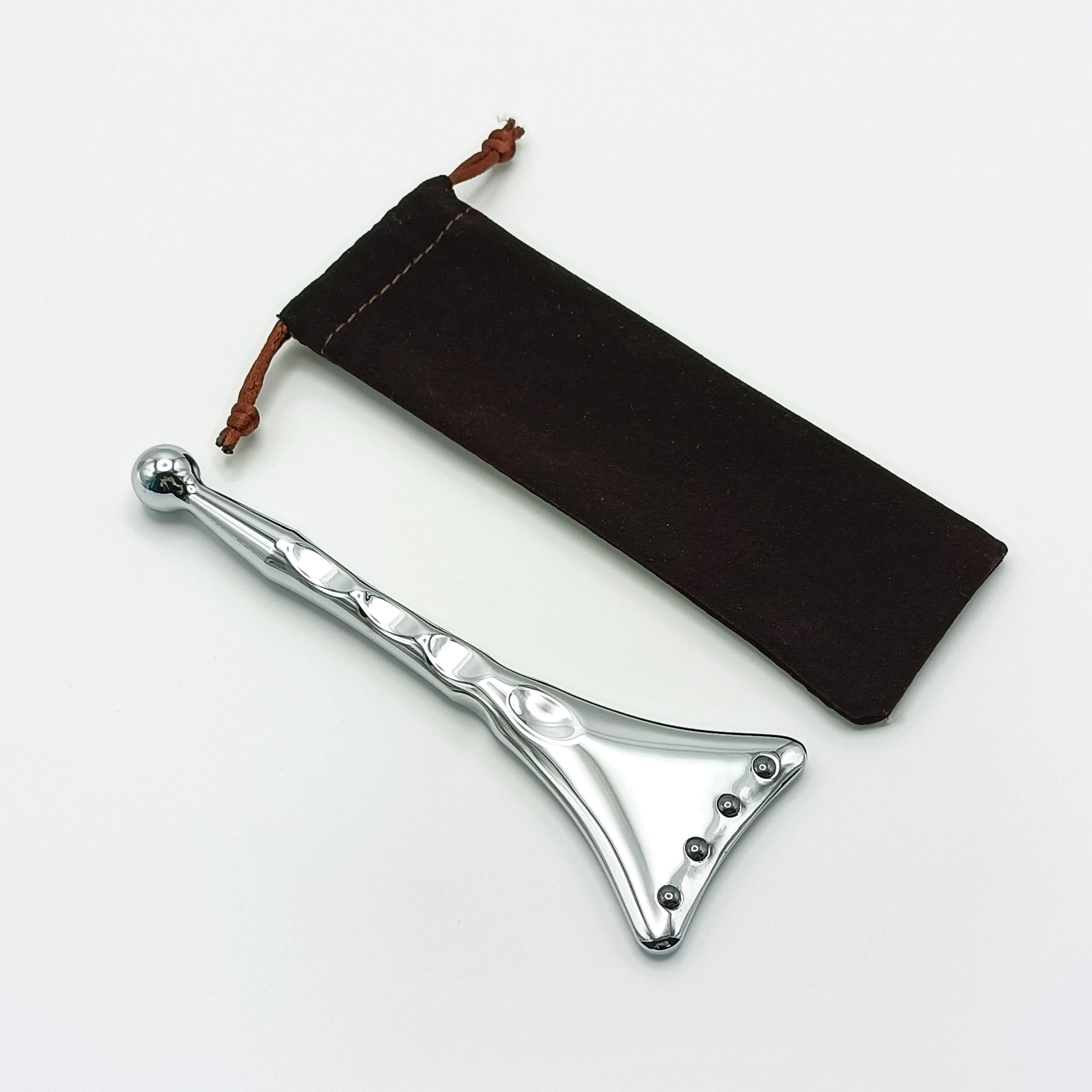 Magnetic Stone Therapy Gua Sha Board for Body Scraping