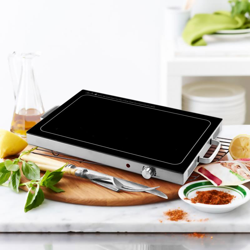 300W Stainless Steel Warming Tray Food Sever