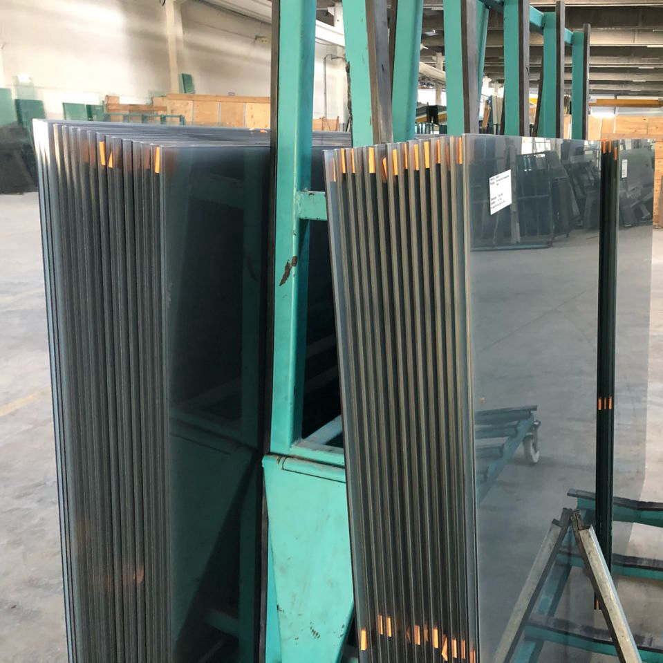 Jinghu Factory Heat Strengthened Tempered Laminated Window Door Glass Bent Tempered Glass Durable for Building Projects