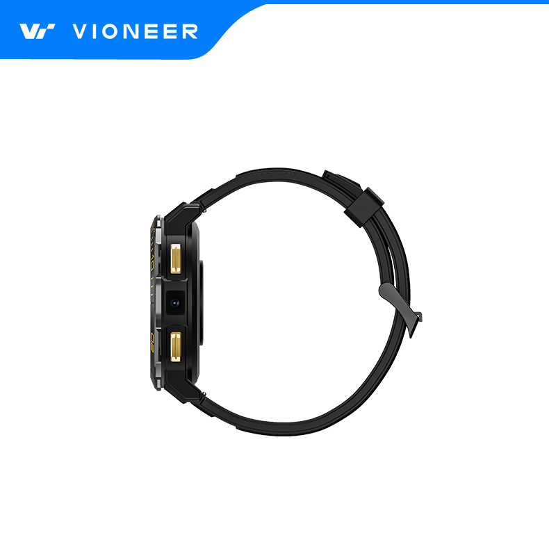 Vioneer Outdoor IP68 Waterproof 1.43 Inch Round Amoled Screen WiFi GPS Hi-Fi Bluetooth APP Download Sports Monitor 4G Simcard Android Smart Watch