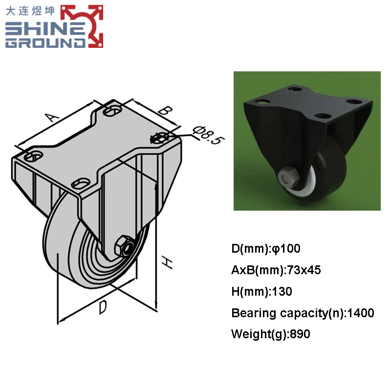 Robust Heavy Load Capacity Wheel Caster for Industrial Use