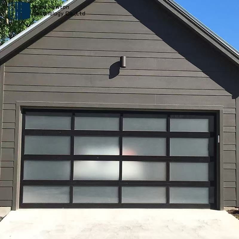 High-Performance Super Large Thermal Insulation Impact Glass Garage Door Warehouse