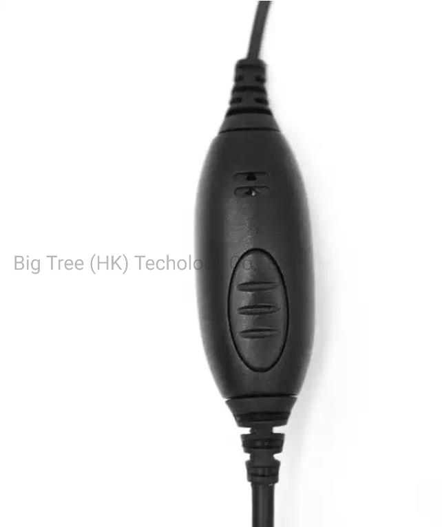 Двухконтактный G-образный наушник для рации