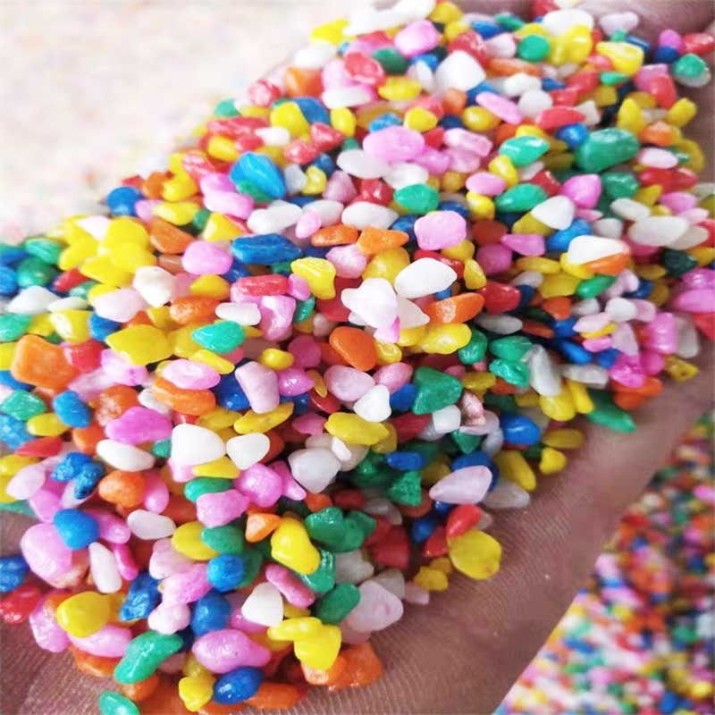 Wholesale Natural High Quality Colorful Mixed Quartz Crystal Tumbled Stone Pebbles