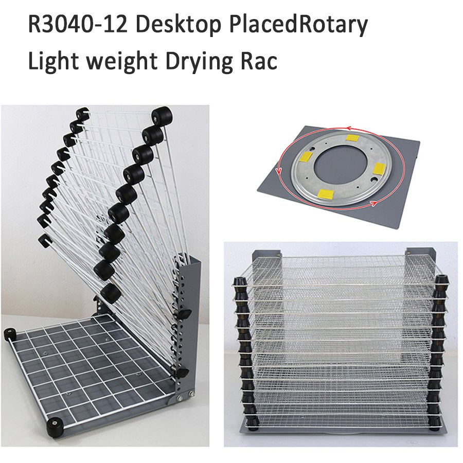 R3040-12 Desktop Placed Rotary Light Weight Drying Rack