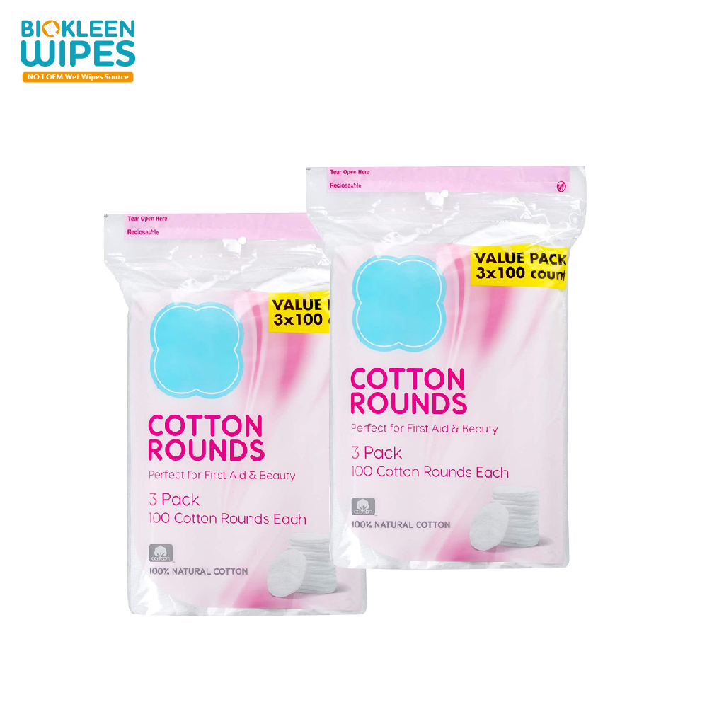 Nonwoven Cotton Cosmetic Pad Product Cotton Pads Makeup Remover Feminine Disposable Makeup Removal Pad Beauty Factory Cosmetics
