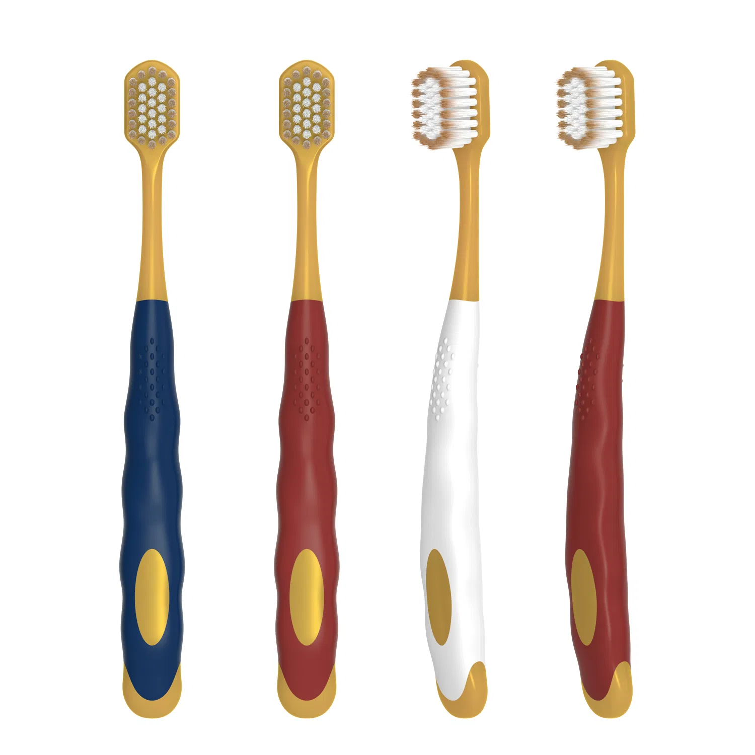 Upgraded Children Junior Wide Head Soft Manual Toothbrush All-Round Care of Teeth and Gums Kids Toothbrush Mold