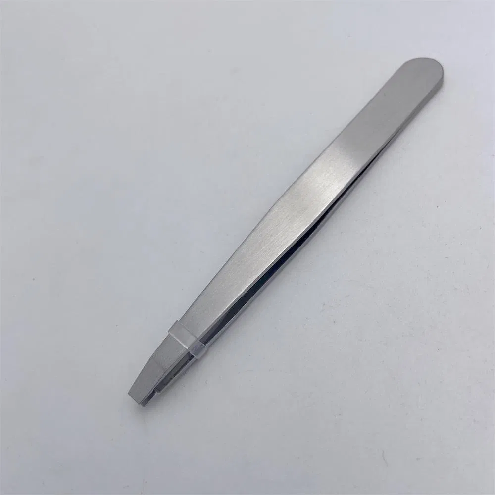 Straight Tip Tweezers for Eyelash Extension with Sanding Finish for Brazil Market