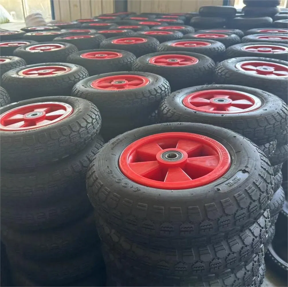 ODM OEM Qingdao Factory Price Flat Free Cart Hand Truck Trolley Wheel 3.00-4 PU Foam Wheel