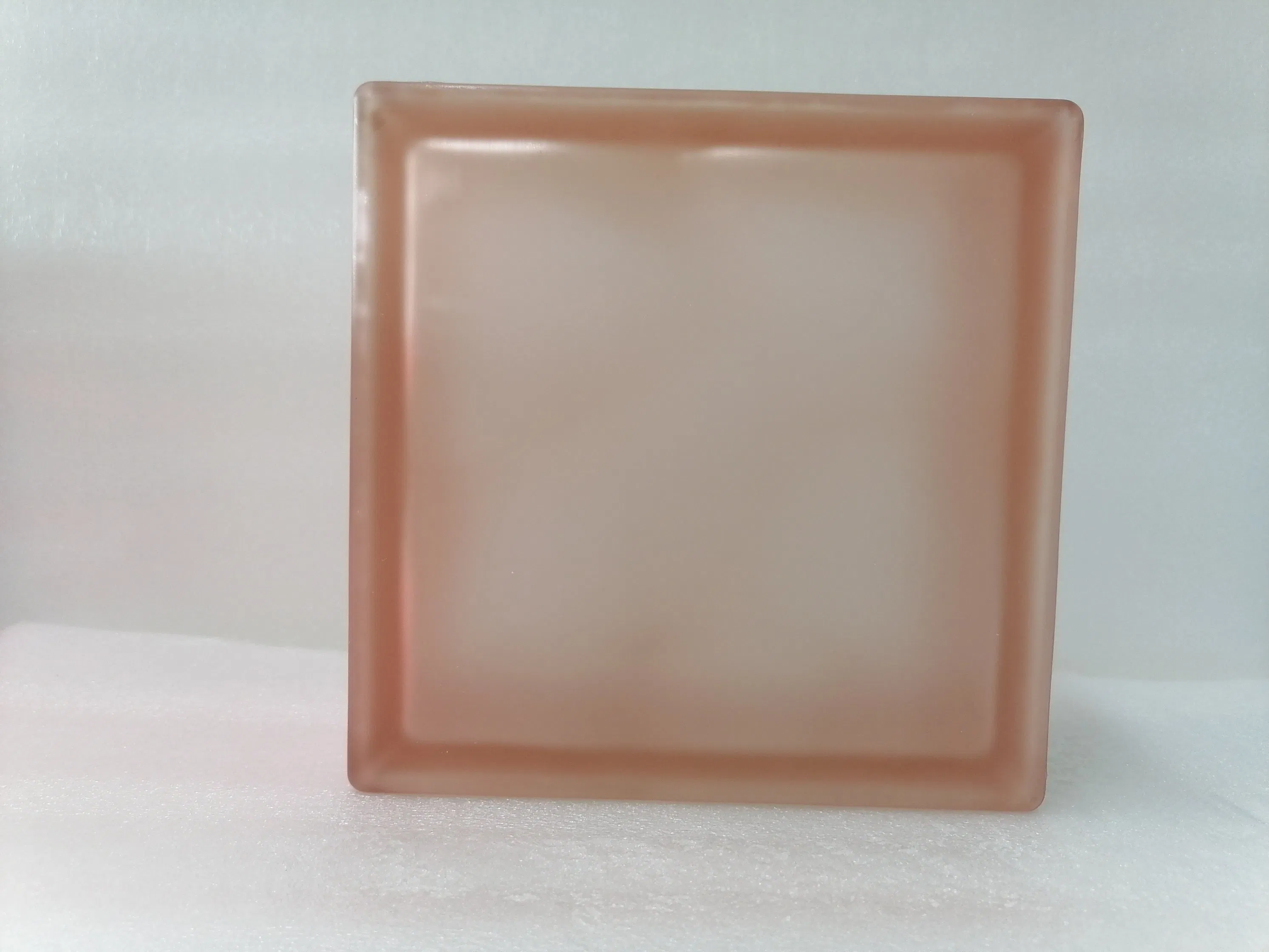 Decorative Glass Block for Glass Partition Wall with Customized Design and Color