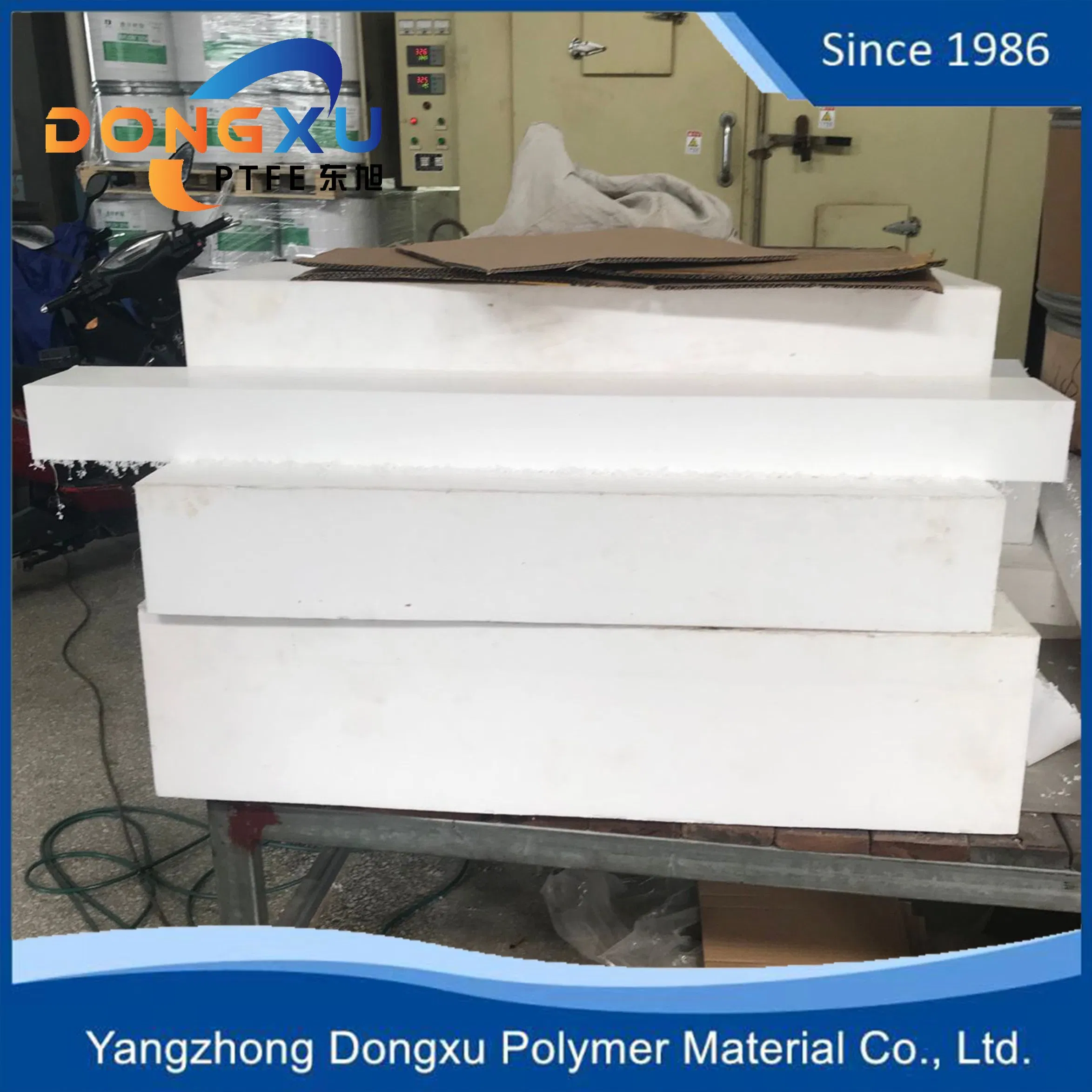 Factory 100% Virgin Skiving Molded PTFE/F4 Plate Plastic Sheet