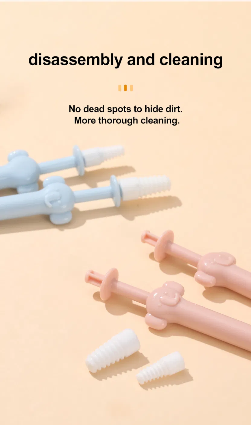 New Arrival Baby Nose Cleaning Wand Elephant 3PCS Booger Clean Stick Baby Nasal Clean