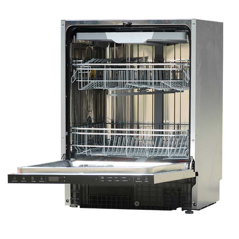 Manufacturer Stainless Steel Europe Sanitize Fully Built-in Dishwasher