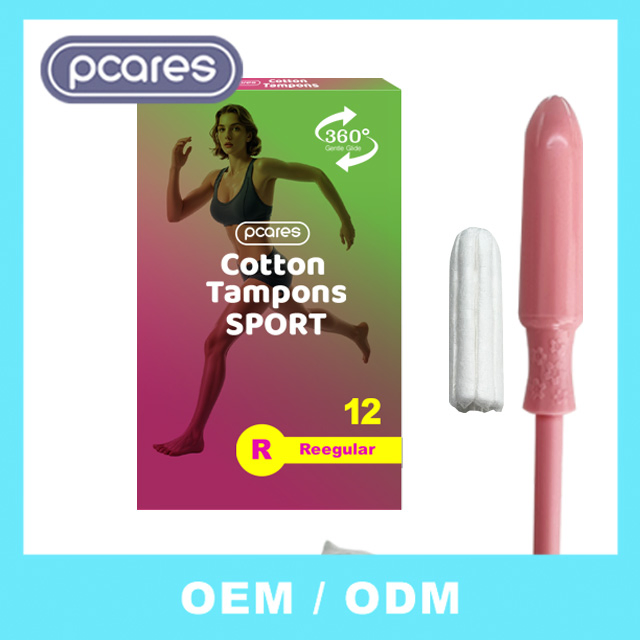 Organic Cotton Tampons with Applicator for Women - Ready to Ship