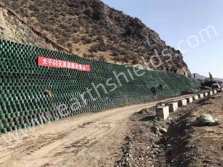 Honeycomb Gravel Stabilizer Geocell Grid for Driveway Welding Cell Black Color