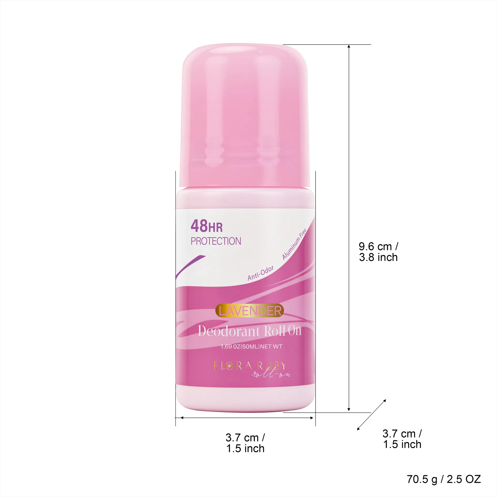 Gentle Aluminum-Free Deodorant with Refreshing Soothing Pearl Beads