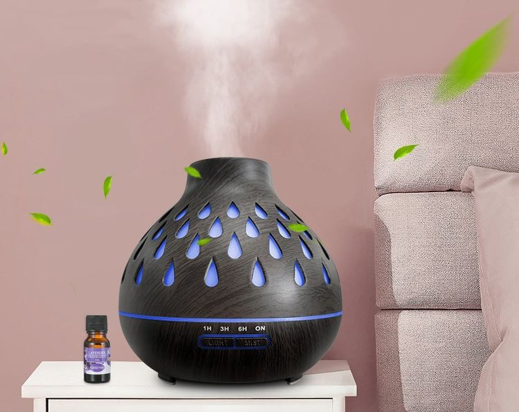 Stylish Home Ultrasonic Aroma Diffuser with 400 Ml Capacity