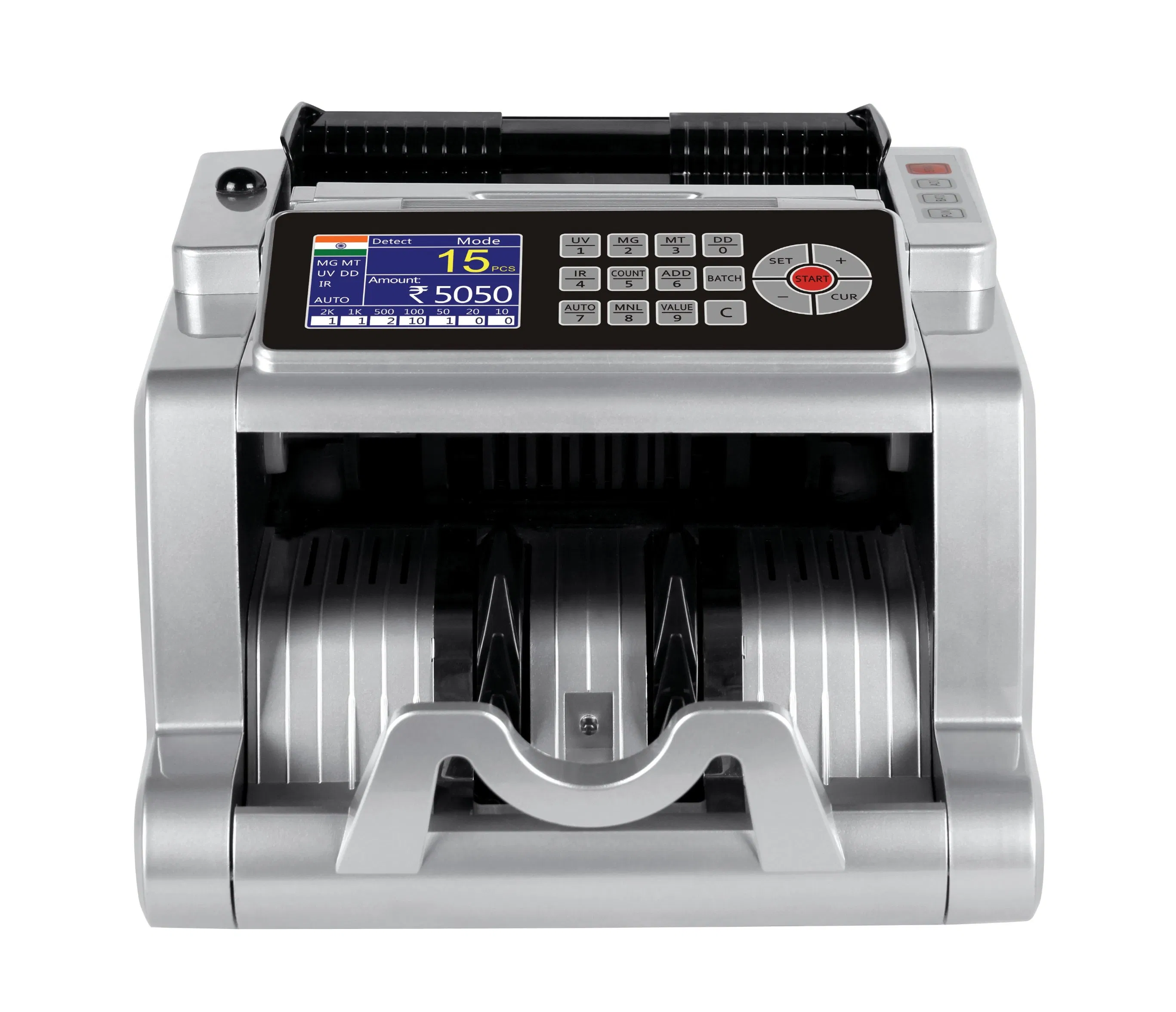 Al-6500t Money Counting Machine Office Bank Equipment Currency Counting Machine with TFT Display