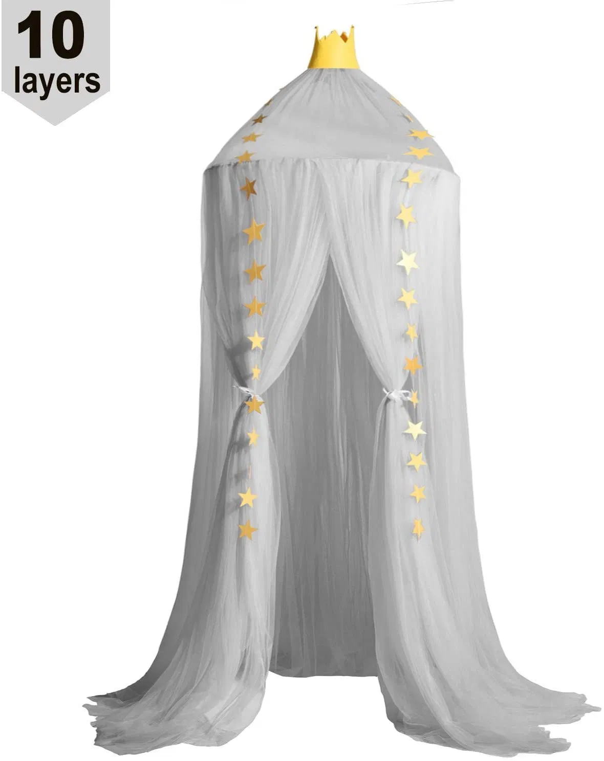 Bed Canopy for Kids Room Decor Round Lace Mosquito Net