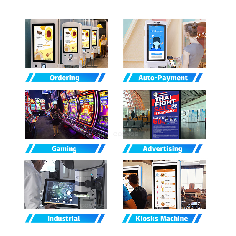 Factory Price 21.5 27 32 43 Inch Capacitive Touchscreen Multi Touch Screen Slot Monitor for Gaming Machine / Self Service Kiosk