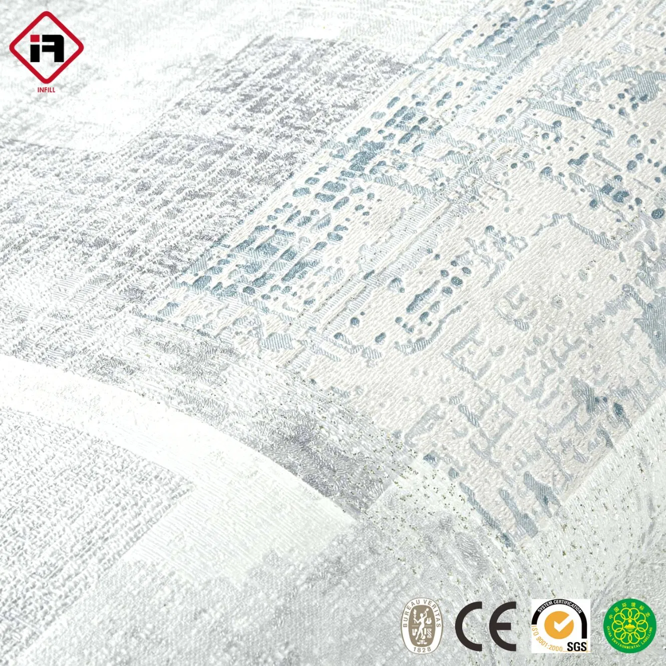 Wallpaper in China Deep Embossed 106cm Width Wall Paper for Bedroom Background Home Decor Home Decoration Wallpaper