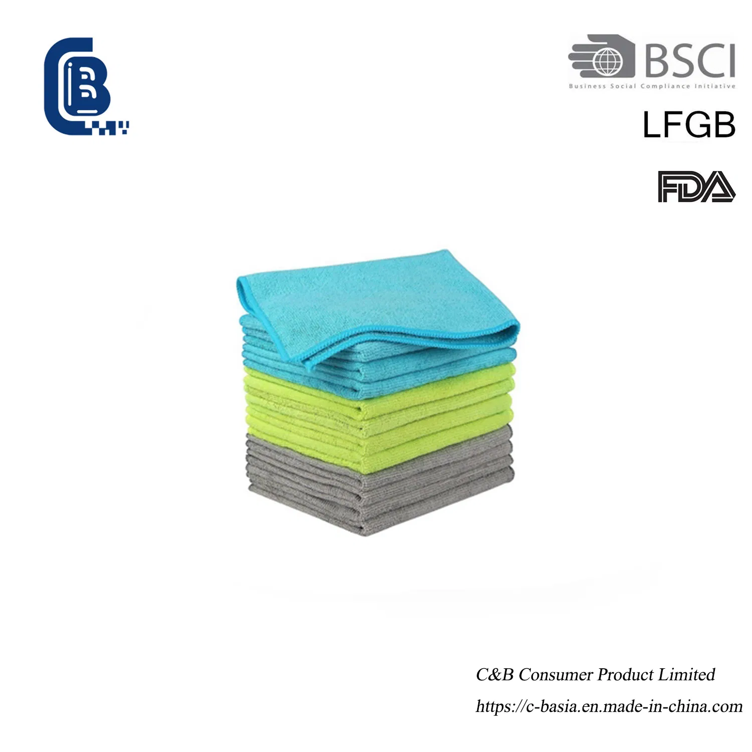 Moisture-Absorbing and Quick-Drying Microfiber Towels for Kitchen Cleaning Dish Towels for Washing