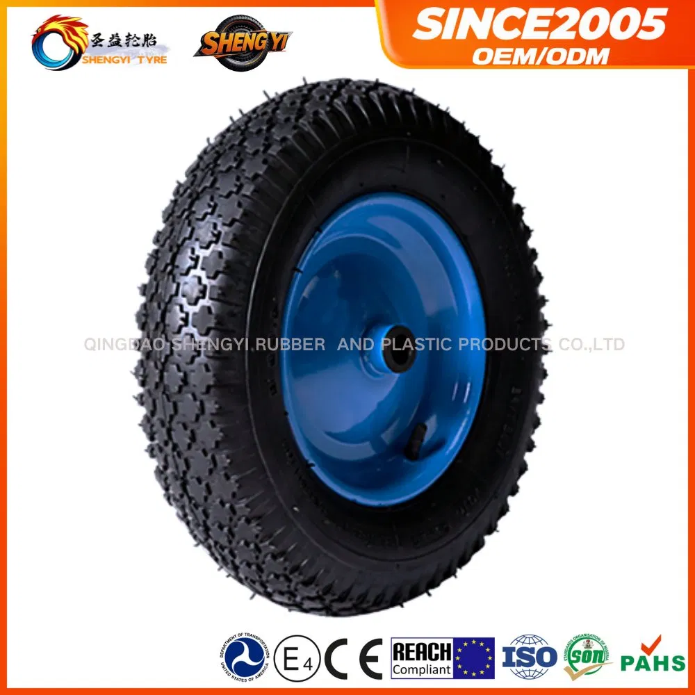 Russia Market Factory Price 4.80/4.00-8 Wheelbarrow Pneumatic Rubber Wheel