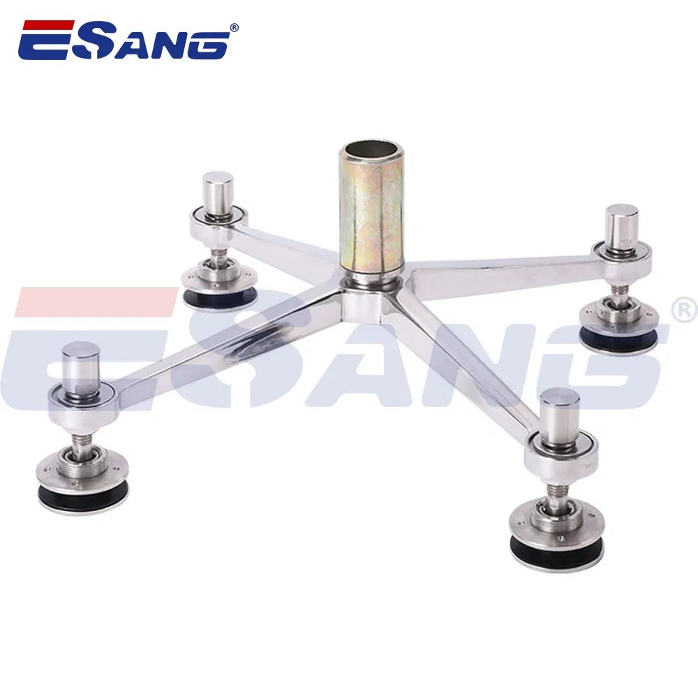 Esang Glass Connector Hardware Stainless Steel Wall Mount Glass Clamp Spider Fitting