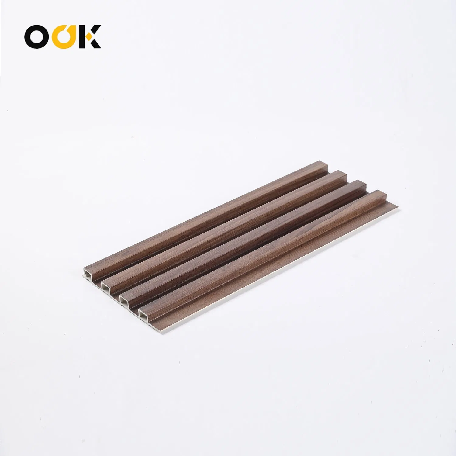 1decorative Waterproof Fireproof Wood Panel Easy Installation Factory Price China Aku WPC 3D Slat Cladding Interior Decoration Polyester Fiber