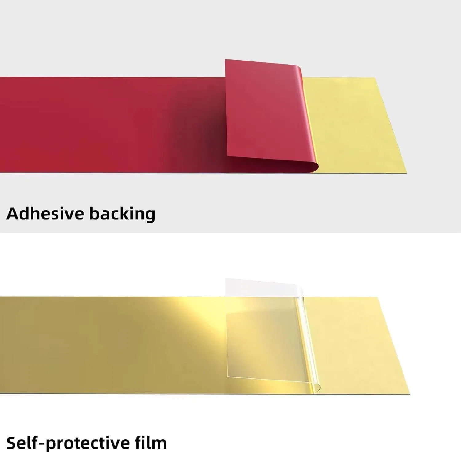 India 201 304 Stainless Steel Flat Strip Trim Patti with Self-Adhesive Backing for Edge Protection