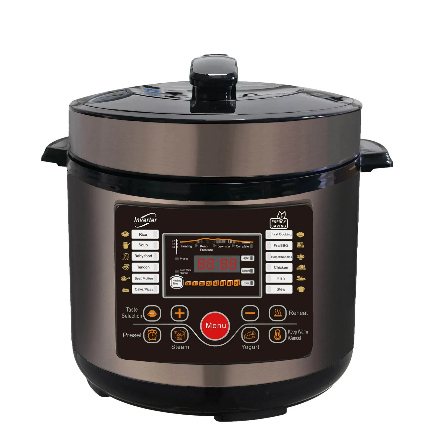 Home Use Electric Pressure Cooker with Smart Control System Non-Stick Inner Pot Easy to Clean