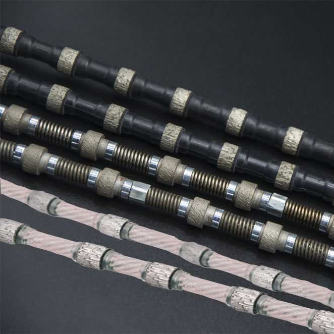 Cheap Price Sintered Marble Pulling Rope Saw for Stone Quarrying Wire Bcmc