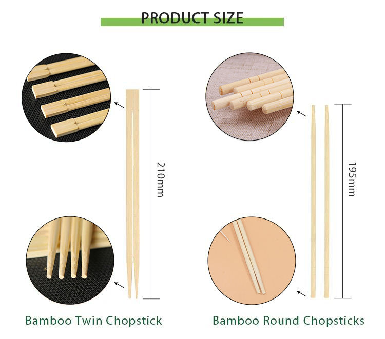 Full Paper Wrapped Customize Logo for Bamboo Chopsticks