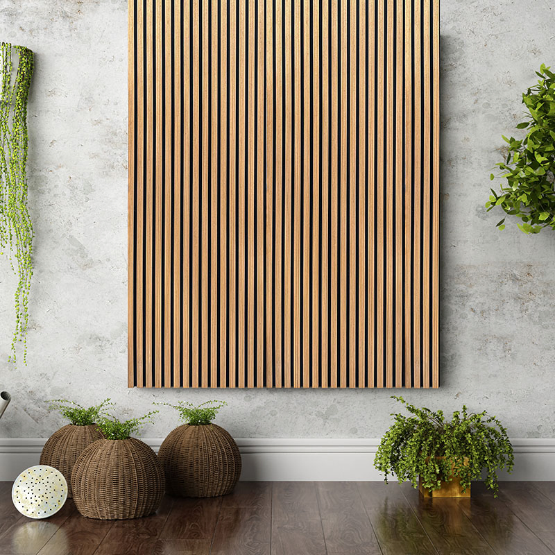 Th-Star Absorbing High Density Decorative Acoustic Panel Wood Veneer for Building Materials