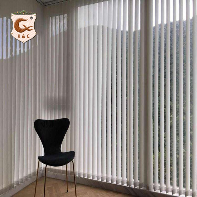 Wholesale Customized Size Indoor Manual Window Blackout Vertical Blinds