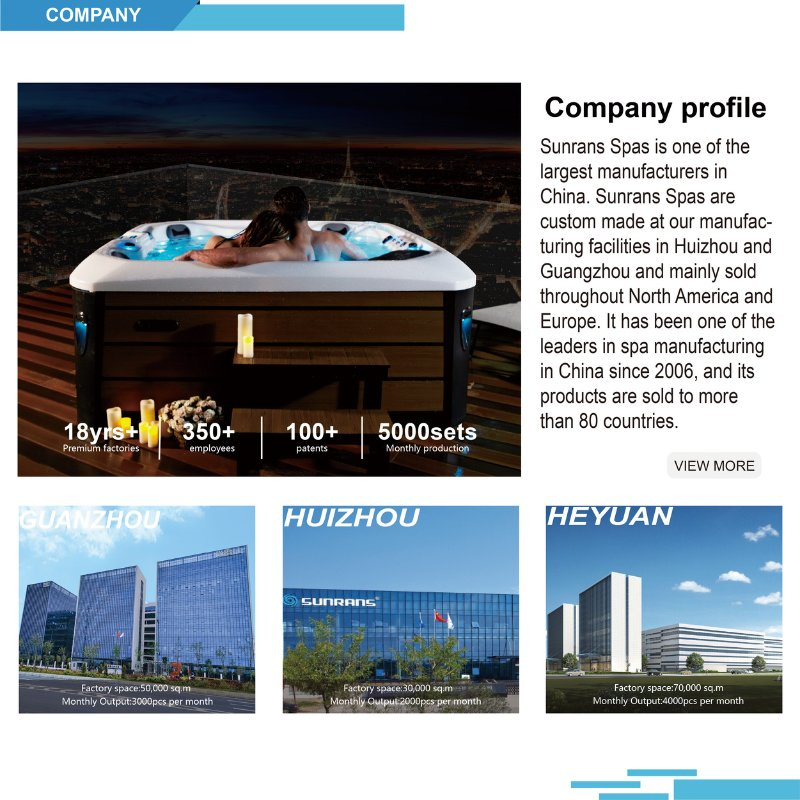 Роскошный СПА-комплекс SR8176 на 4 персоны с Bluetooth и 70 форсунками