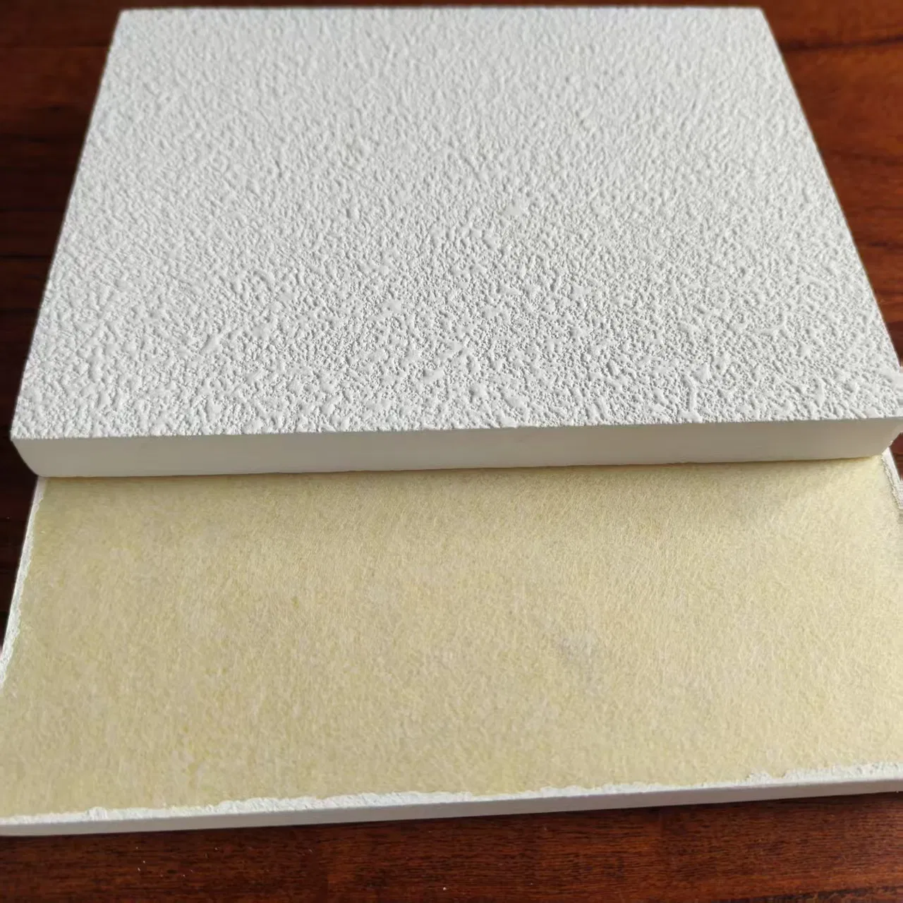 Decorative Material Acoustic Drop Ceiling Tiles 600X600 Fiberglass Suspended False Ceiling Tiles