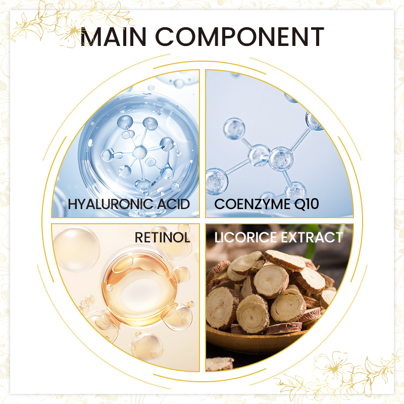 Private Label Golden Luxury Anti-Aging Preparing Collagen Rice Extract Face Care Set