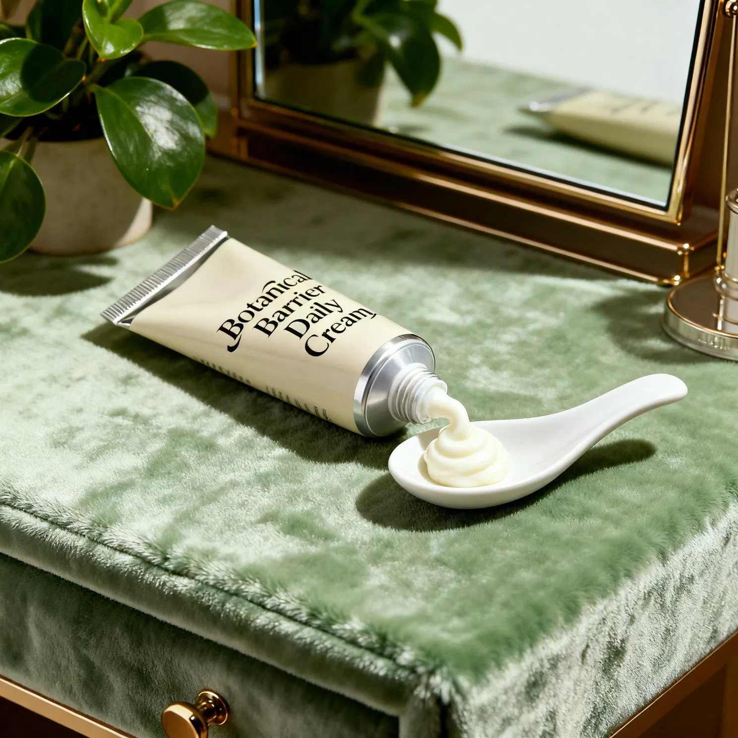 Long-Lasting Protection and Moisture Balance Isolation Face Cream with Sodium Hyaluronate and Purslane