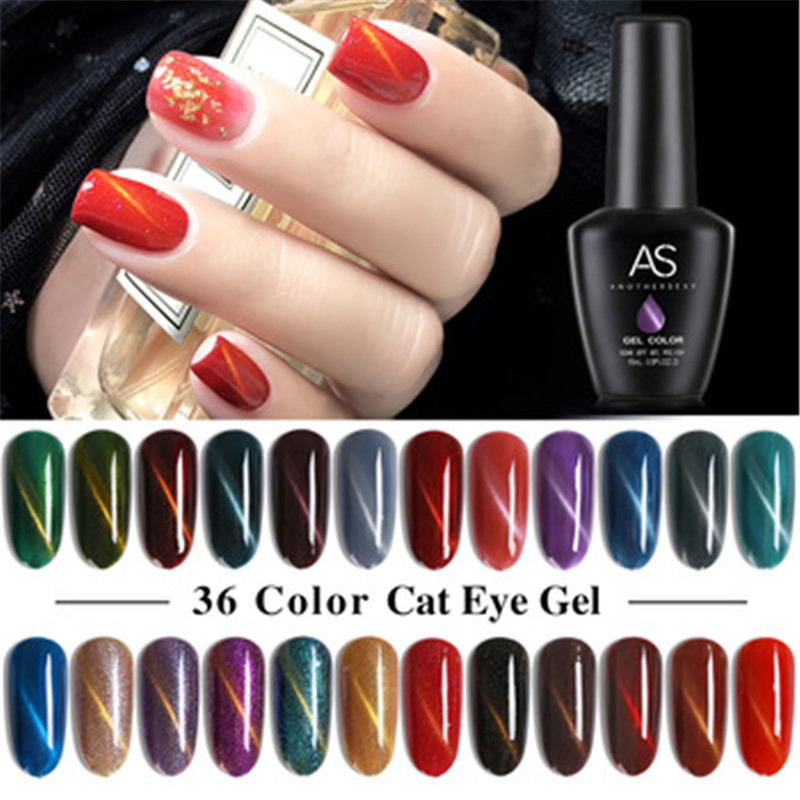 36 Colors Professional Nail Art UV Cat Eye Gel Polish Soild Gel for Nails