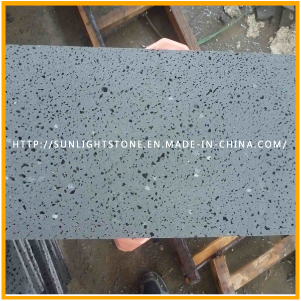 Natural Hainan Volcanic Stone, Basalt, Lava Stone, Travertine Tiles for Wall