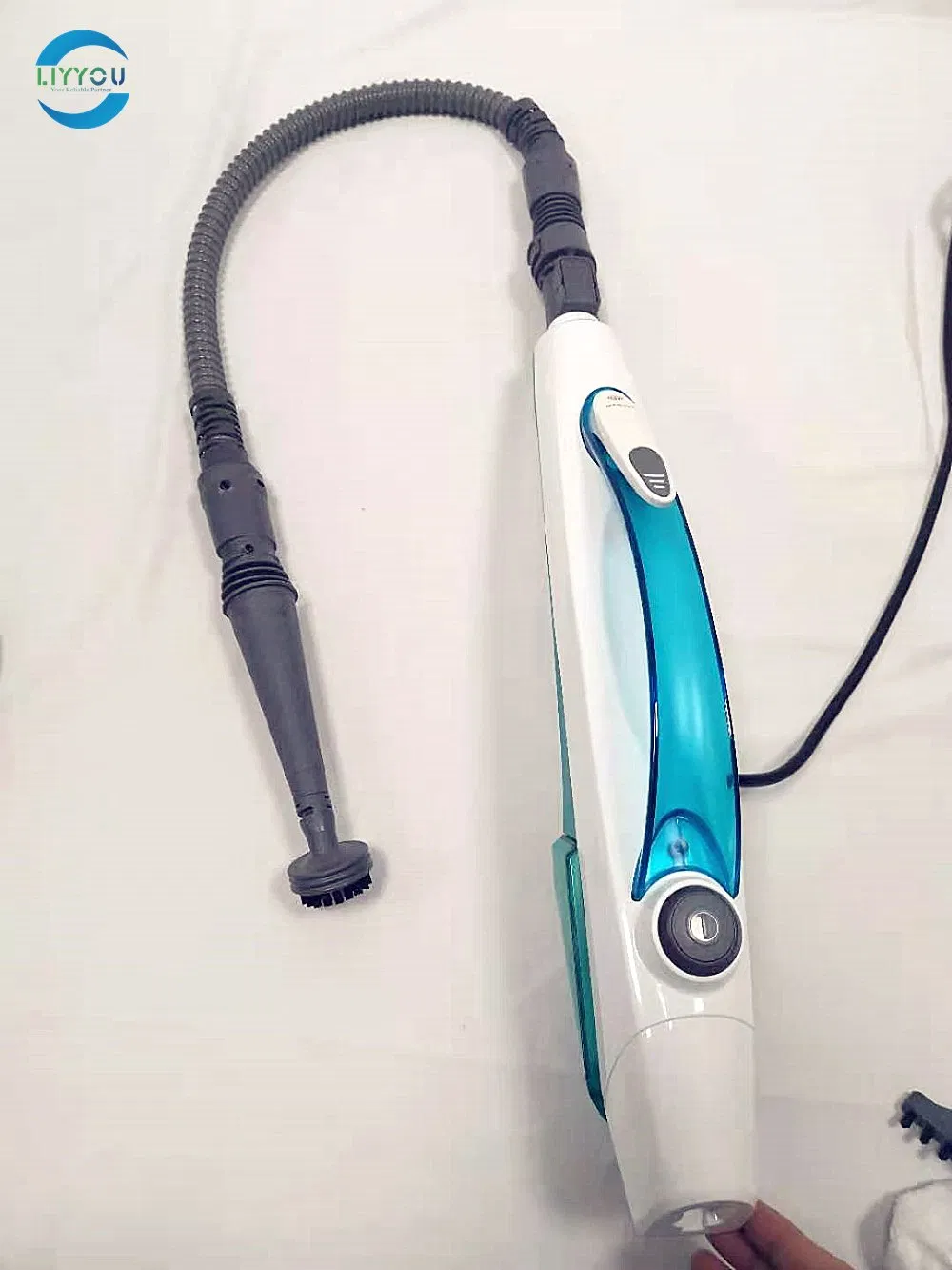 10-in-1 Steam Mop with Handy Detachable Handheld Unit